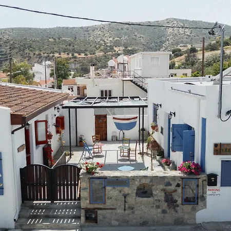Traditional Village In Near By Cyprus Horizons